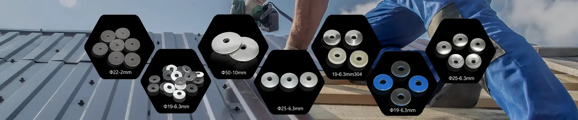 ईपीडीएम बंधुआ वॉशर