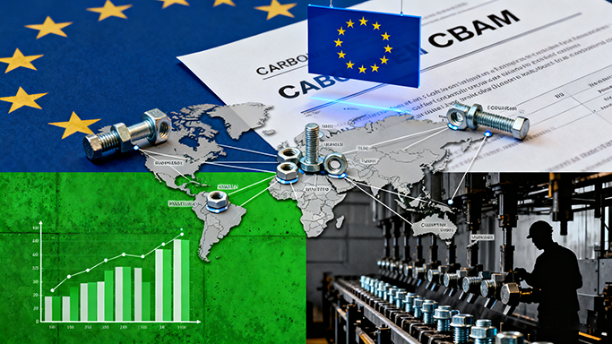 ईयू कार्बन टैरिफ 2026 में प्रभावी होगा, जिसका असर चीन के फास्टनर व्यापार पर पड़ेगा